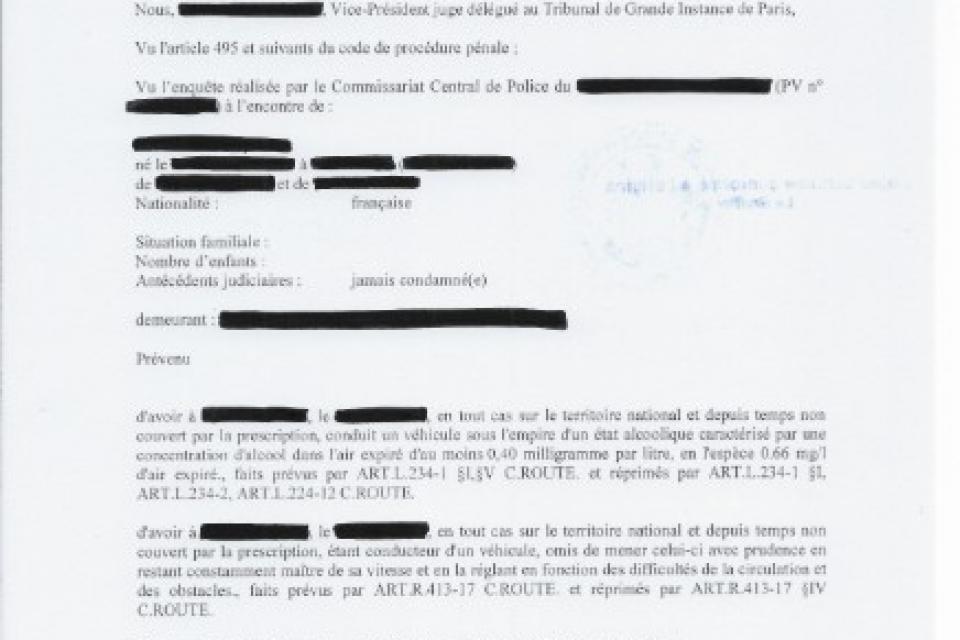 Qu’est-ce qu’une ordonnance pénale ? Art. 495 à 495-6 du Code de procédure pénale